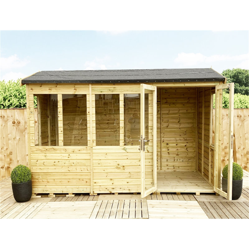 Riback 10 x 8 Ft. Tongue and Groove Summer House