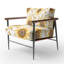 Chaise d'appoint Floral - fauteuil jaune Sun Glow-1441120750
