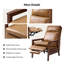Fauteuil inclinable moderne en cuir véritable Gerald-131238784