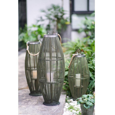 Bamboo Floor Lantern