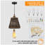 Iatan 1 - Light Black Single Pendant