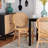 Annuziata Rattan Side Chair in Brown