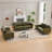 Bobur 3 - Piece Living Room Set-2107937271