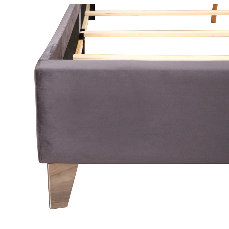 Ashe Upholstered Standard Bed, Full/Double, Gray