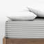200 Thread Count Striped Microfiber Fitted Sheet-114286591-114286598