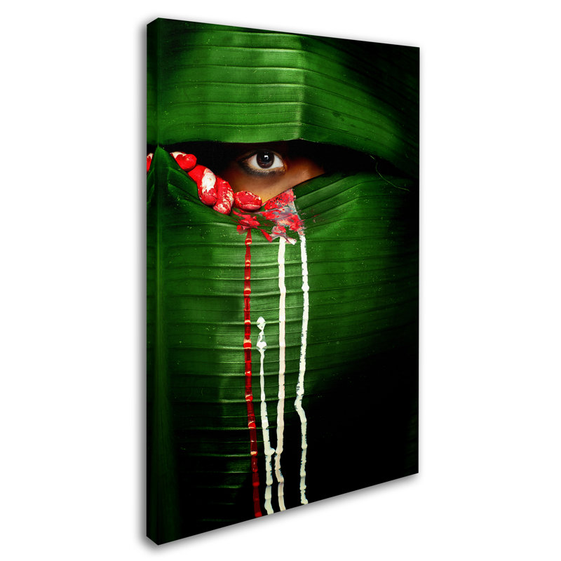 « mystérieux eye », reproduction d’impression sur toile tendue, H 19 po x l 12 po