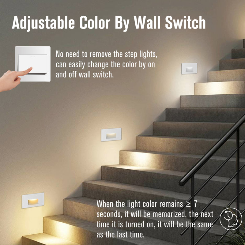 Aluminium Step Light, Black