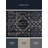 Machine Washable Ottoline Classic Trellis Rug in Gray – Navy Binding-640251927