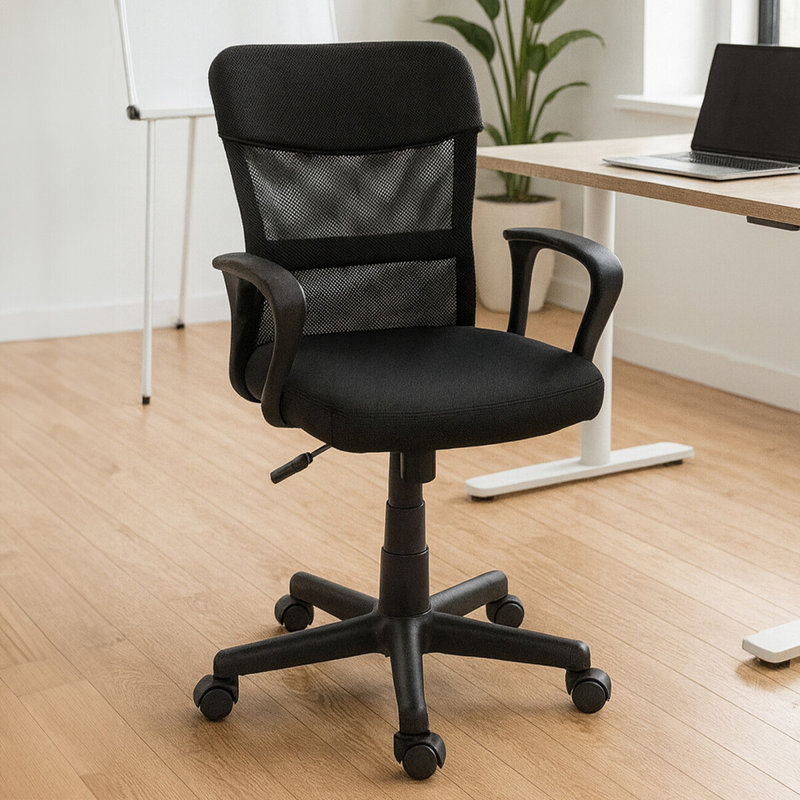 Office Chair, Dark Grey