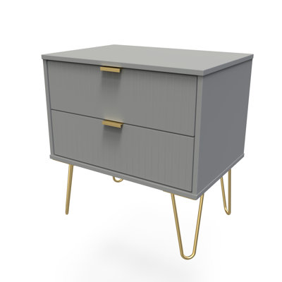 Baudelia 58cm W Manufactured Wood Bedside Table
