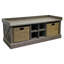 Banc de rangement rembourré pour chaussures Gorge