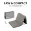 Protège-matelas pliable portatif en mousse pour tout-petits hauck hauck, 24 x 47 po, gris