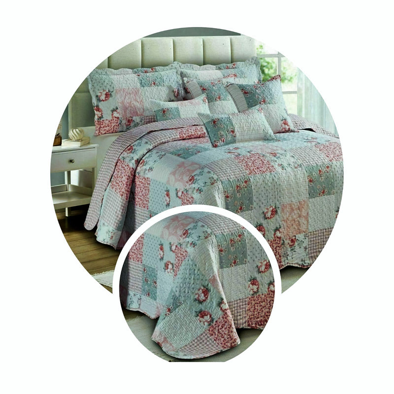 Stanway August Grove Bedspread Set with a pillow, W235 x L250cm, Grey