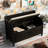 Linen Upholstered Storage Bench-2036836951