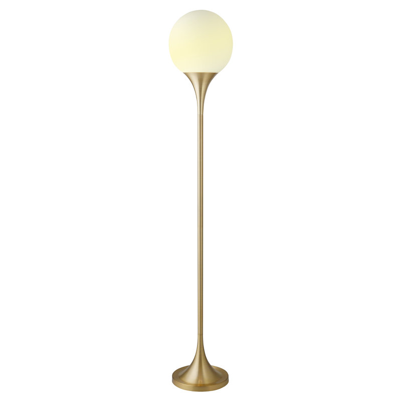 Lampe torchère sur pied Calan Mahdi, Doré