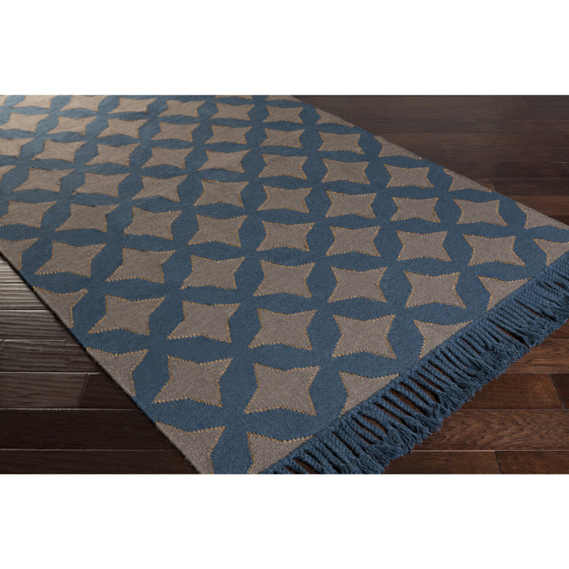 Roselawn Wool Geometric Indoor Rug, Rectangle 8' x 10'