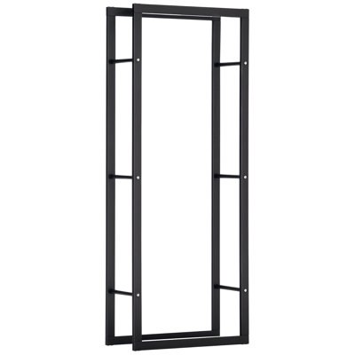 Brawlin 23.6'' W Metal Log Rack
