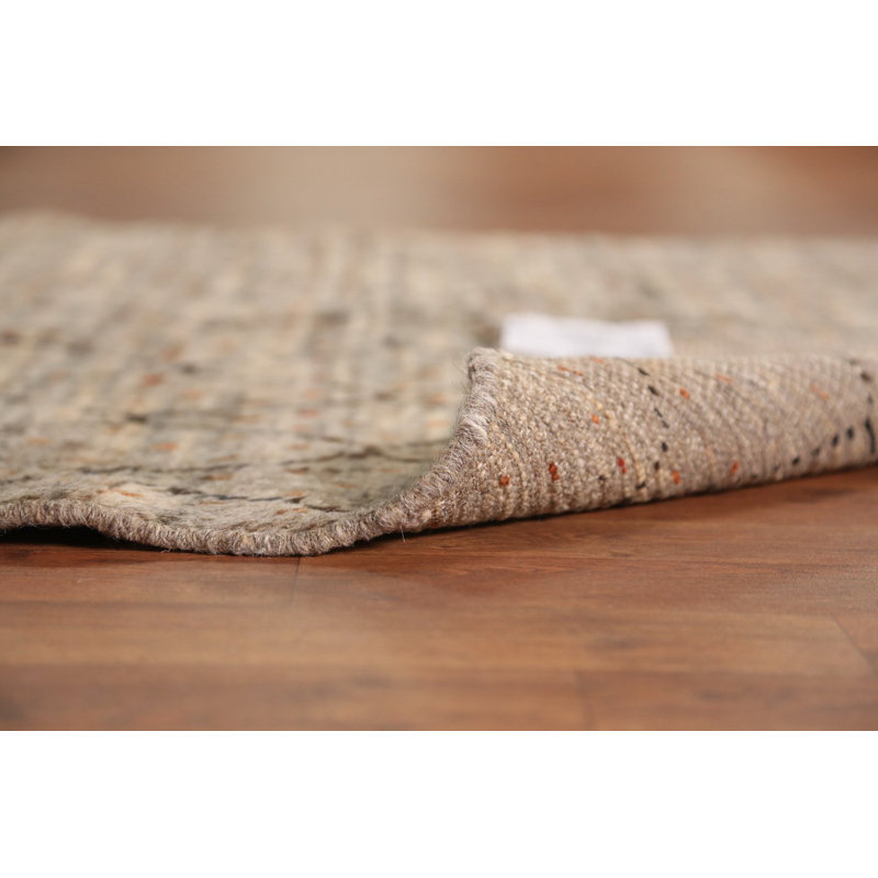 Tapis oriental marocain à motif treillis complet 4 x 6