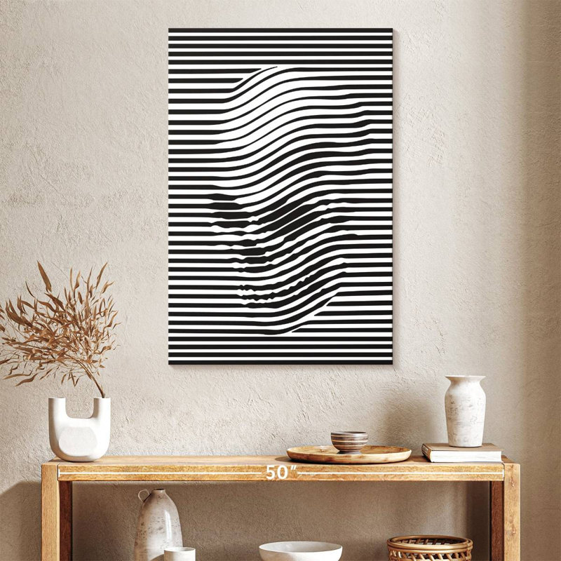 Crâne Kerner illusion optique, H 39 po x l 26 po