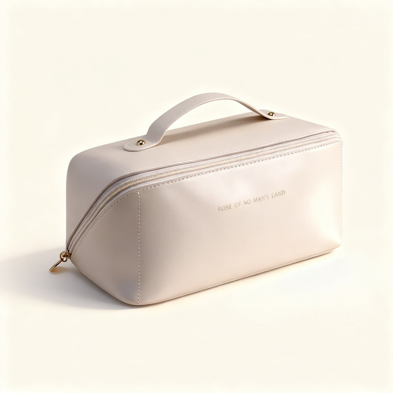 Trousse de maquillage stylisée Ins Fashion, Beige