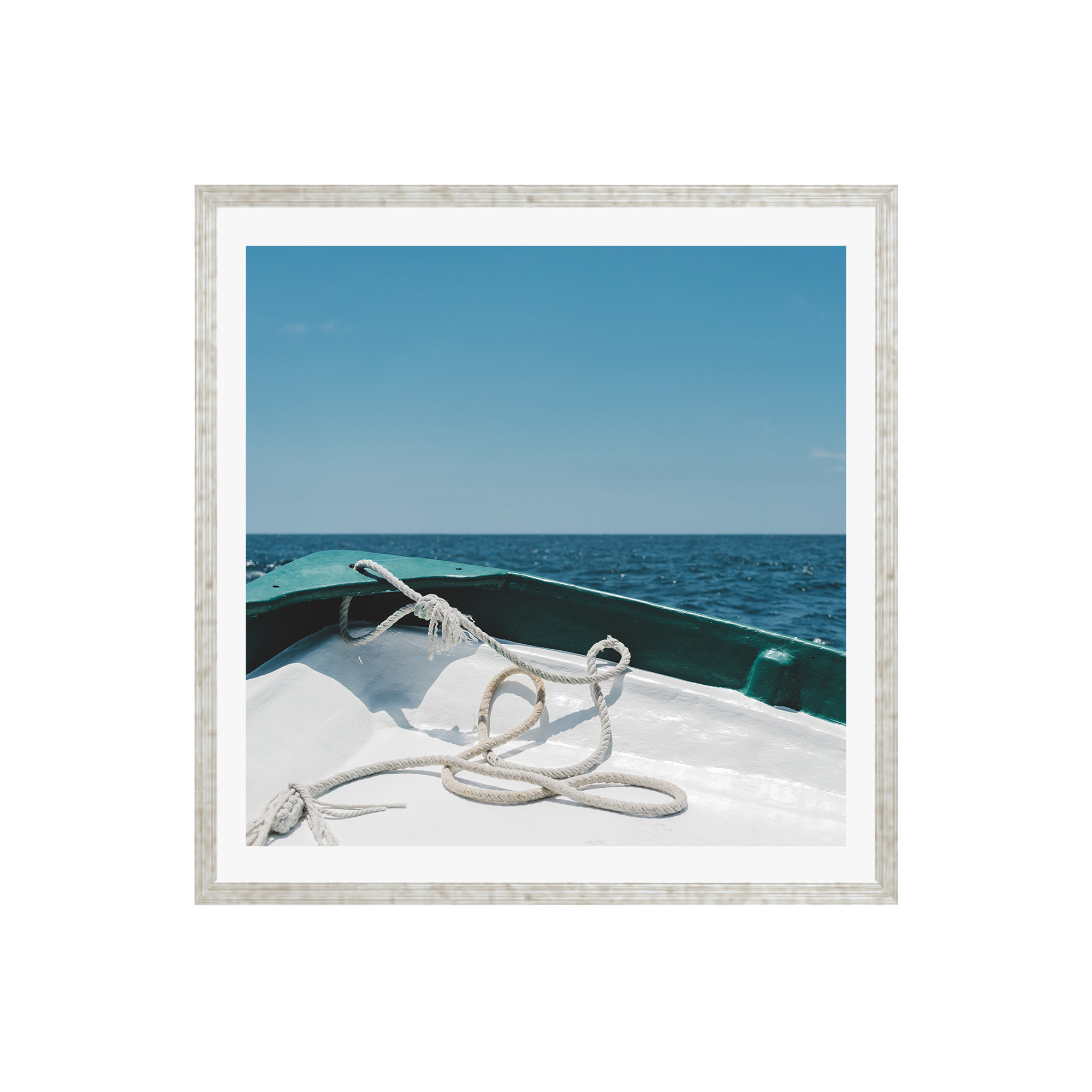 Beyond The Sea 1 by Bethany Young Photography, 12" H x 12" W x 0.75" D, Yes, Silver Single Picture Framed