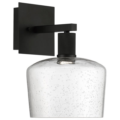 Abdulkhalid LED Wall Sconce - Seeded Glass - Dedicated LED