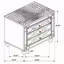 Table de chevet 2 tiroirs Menlo