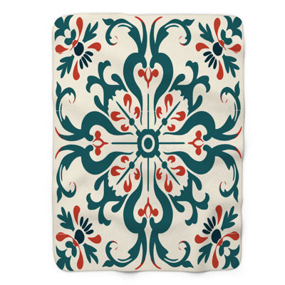 Iberian Tiles - 1 Piece Premium Blanket