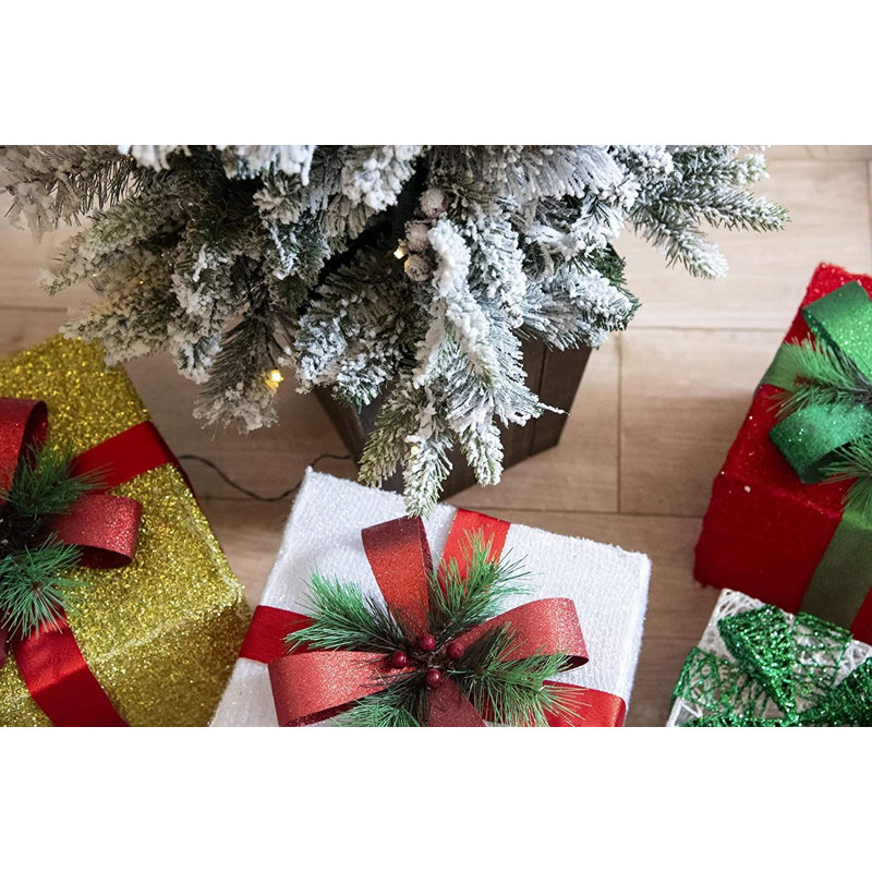 Lighted Artificial Christmas Tree, 5 ft.