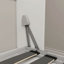 Grand lit pliant invisible professionnel avec armoires de rangement latérales, armoire blanche et cadre de lit gris pour la maison, l'école et l'hôtel