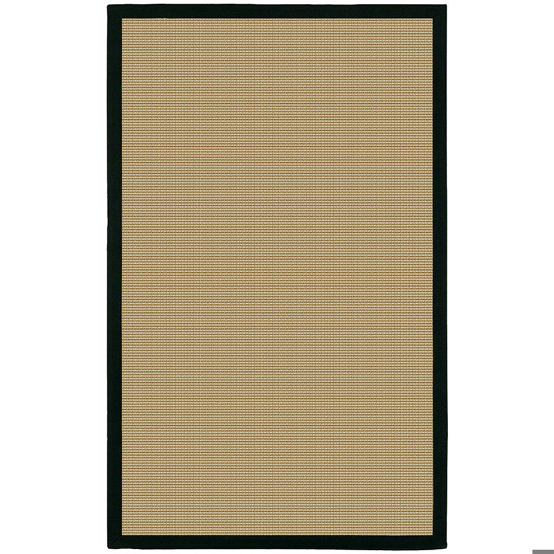Tapis noir en jute et sisal tissé à la main Eastwood, Noir / brun, Rectangulaire 9 pi x 13 pi