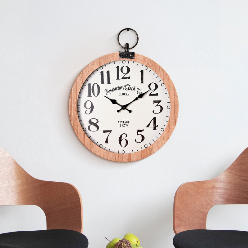 Dilsey American Clock Vintage Pocket 19" Wall Clock