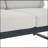 4 PC CHAT SET, BLACK FINISH WITH BEIGE CUSHION