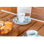 Ensemble de table 8 places et 8 chaises, blanc / brun teck-451992310-451992305-450622661