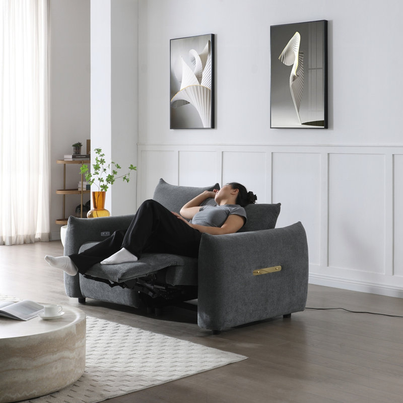 Canapé-lit Power Lift, Gris foncé