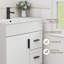 Base de meuble-lavabo simple autoportant 30 po seulement, lavabo non inclus-112888138