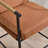Industrial Modern Bar Stool With Backrest & Removable Cushion - 26" Counter Height Adjustable Stool - Faux Wood Armrests & Soft Linen/Velvet Upholstery - Kitchen Island, Home Pub Stool-1634161430