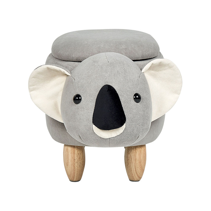 Adem 61cm Wide Velvet Novelty Solid Colour Ottoman with Storage