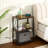 Ortha Side End Table With Charging Station, Set Of 2 With USB Ports And Outlets, Nightstand With 2-Layer Storage Shelves For Small Spaces-1318029055
