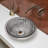 17.59'' Glass Oval Vessel Bathroom Sink-57387107