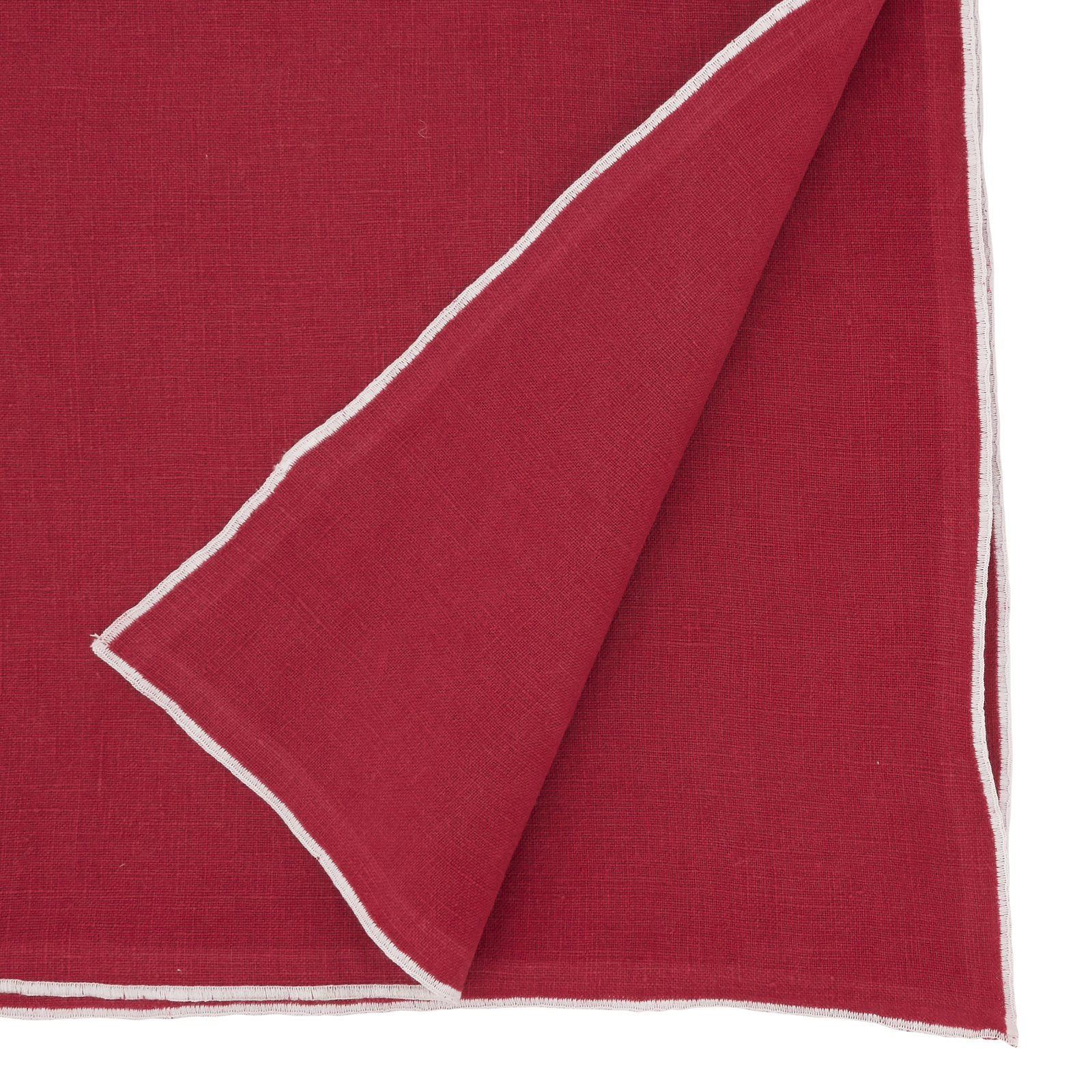 Riggs Table Runner, Red/White