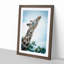 Stretching Giraffe - Framed Print-55730735-55730738