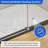 Single Sliding Frameless Shower Door