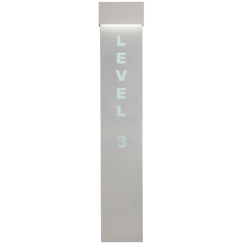 2 - Light LED Flush Mounted Sconce