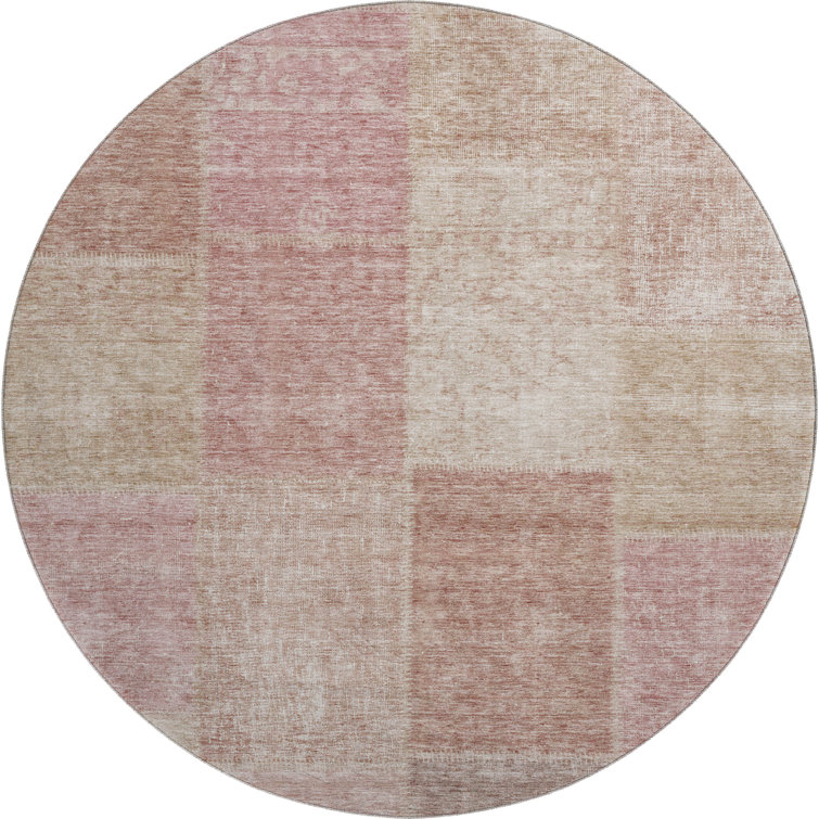 Premium Machine Washable Prisco Blush Rug