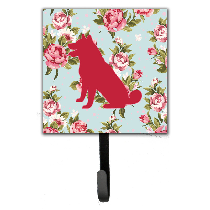 Crochet mural shiba shiba shabbys roses