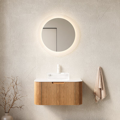 Wall Mounted Single Double With Glass Top