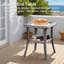 Ensemble de conversation pour 2 personnes avec coussins et table de bout-16401555