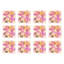 12 panneaux muraux de fleurs artificielles pour décors de mariage