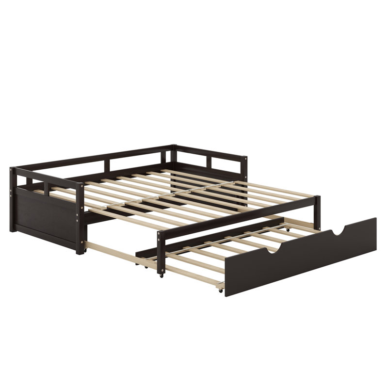 Wooden Daybed With Trundle